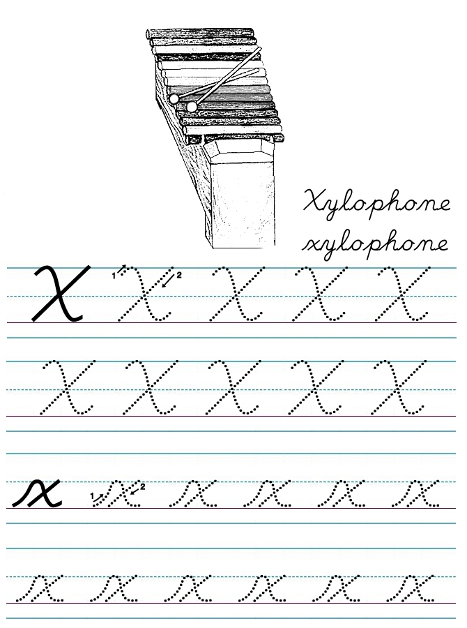 alphabet-coloring-tracers-cursive-x