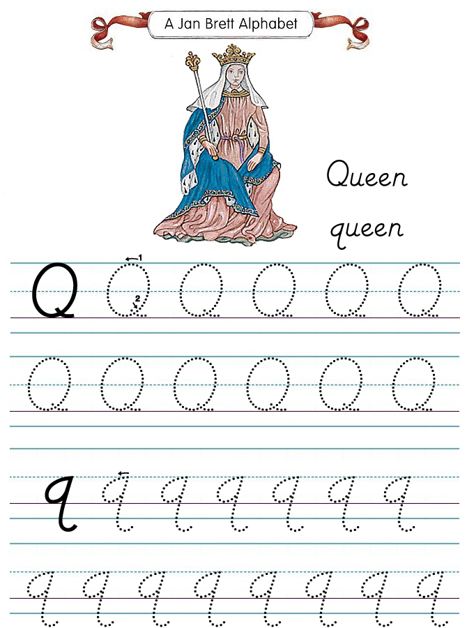 Alphabet Tracers Modern Q