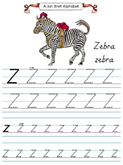 Alphabet Tracers Modern Z
