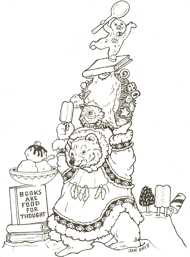 jan brett coloring pages for christmas - photo #9