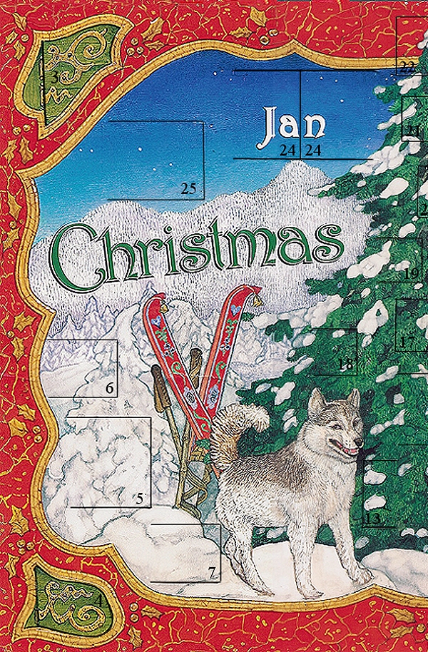 Christmas Treasury Advent Calendar Front Left