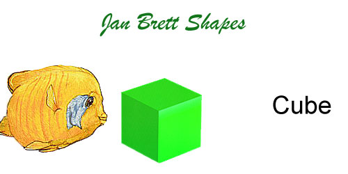 Jan Brett 3 Dimensional Geometric Shapes Cube Answer