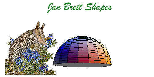 Jan Brett 3 Dimensional Geometric Shapes Hemisphere