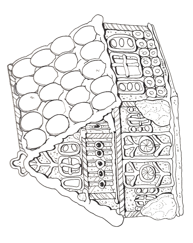 jan brett holiday coloring pages - photo #11