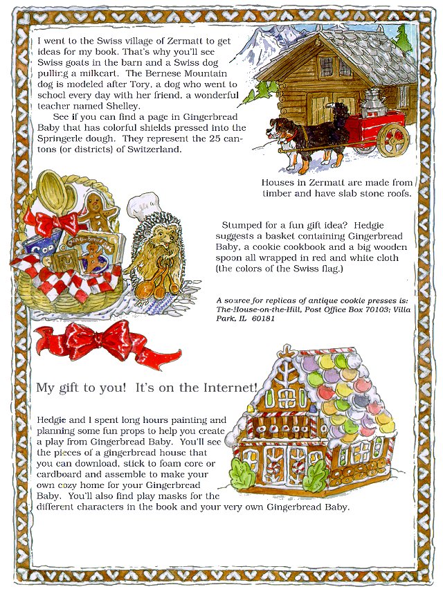 Gingerbread Baby Newsnotes Page 3