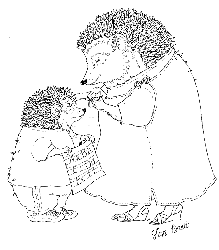janbrett coloring pages - photo #17