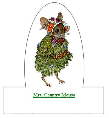Mrs. Country Mouse