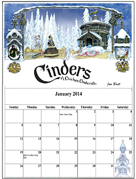 2014 Jan Brett Calendar
