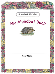 Jan Brett's Alphabet Book Cover 1