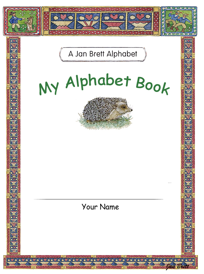 Jan Brett's Alphabet Book Cover 3