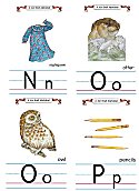 Flash Card Traditional Alphabet N to P