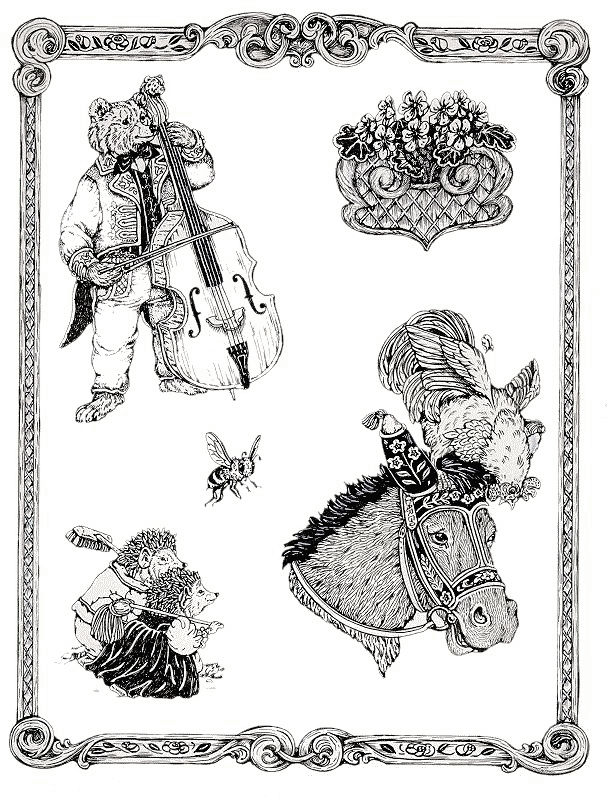 Berlioz the Bear coloring page