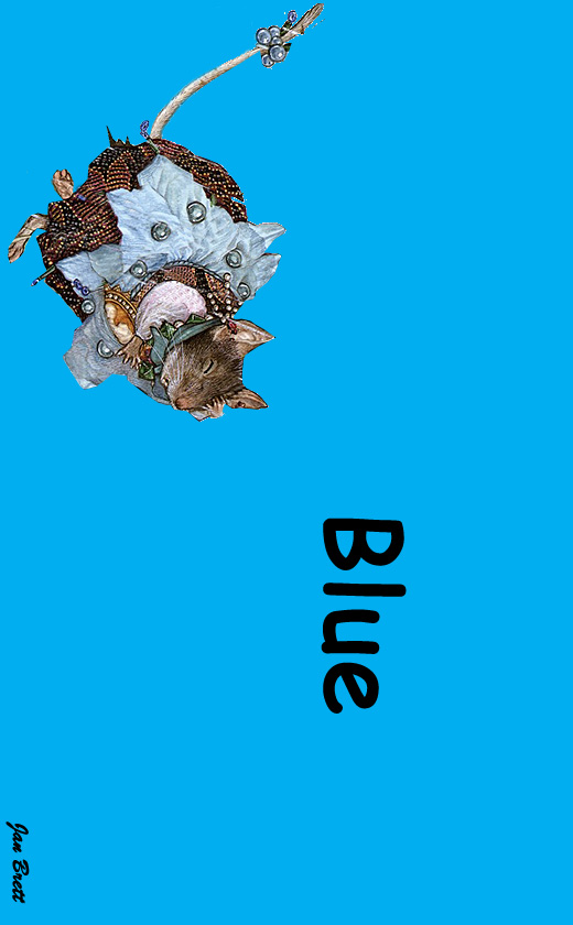 Jan Brett Color Bulletin Board Cards Blue