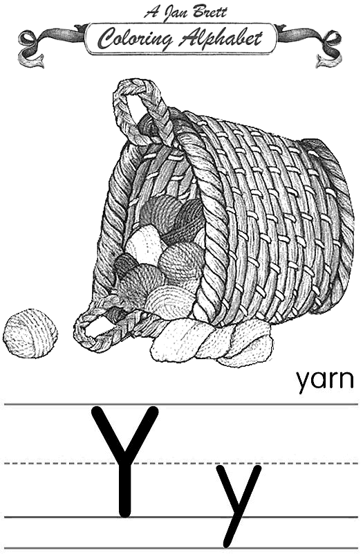 Download Coloring Alphabet Traditional Yarn