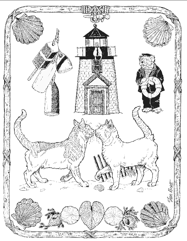 jan brett holiday coloring pages - photo #15