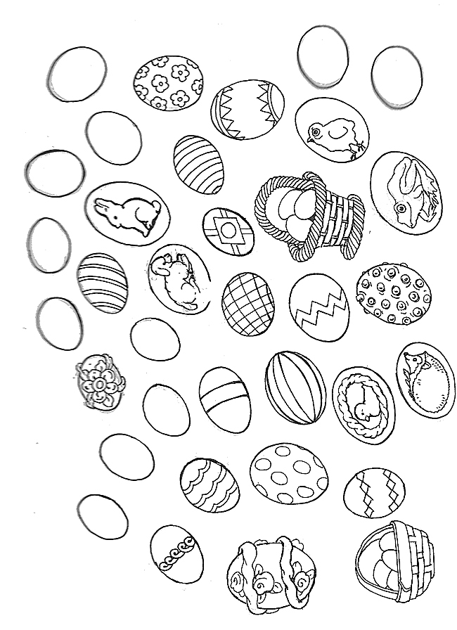 Easter Egg Mural Eggs