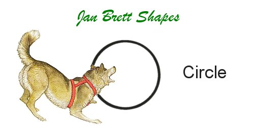 Jan Brett Geometric Shapes Flash Cards Circle Answer