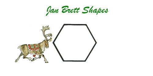 Jan Brett Geometric Shapes Flash Cards Hexagon