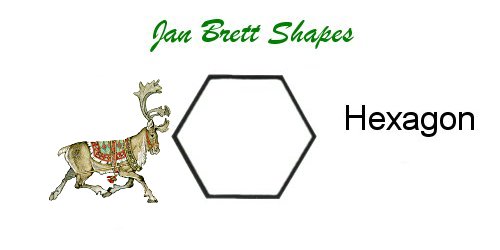 Jan Brett Geometric Shapes Flash Cards Hexagon Answer