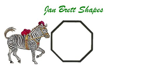 Jan Brett Geometric Shapes Flash Cards Octagon