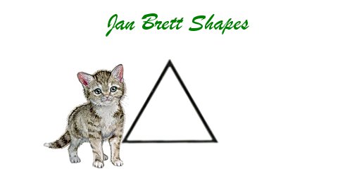 Jan Brett Geometric Shapes Flash Cards Triangle