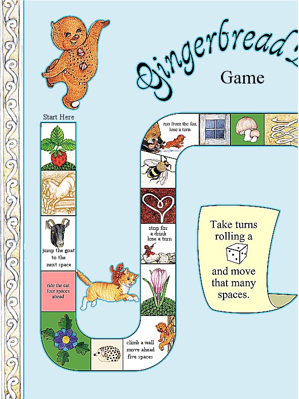 Gingerbread Baby Board Game left