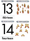 Matching Numbers Game 13 and 14