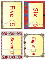 Puzzle Number Name Flash 5 to 8