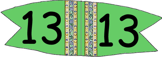 Toothpick Number Flags 13