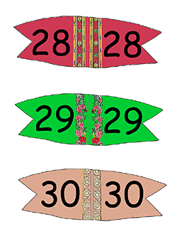 Toothpick Number Flags 28 - 30